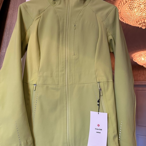 NEW Women Lululemon Cross Chill Jacket RepelShell White - Picture 2 of 6